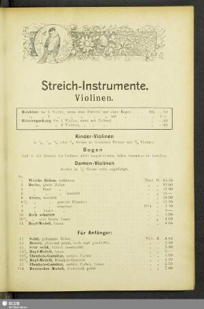 Streich-Instrumente