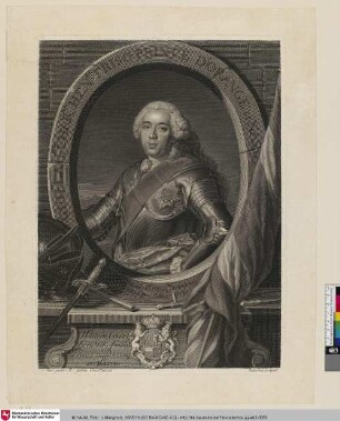 GUILLAU.ME CHAR.LE HEN.RI FRISO PRINCE D'ORANGE ET NASSAU [Wilhelm IV., Stadthalter von Holland, als Prinz von Oranien]