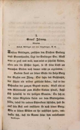 Volkssagen, Märchen und Legenden Niedersachsens, 1