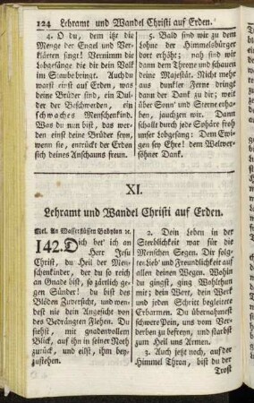 XI. Lehramt und Wandel Christi auf Erden. - XII. Leiden und Tod Christi.