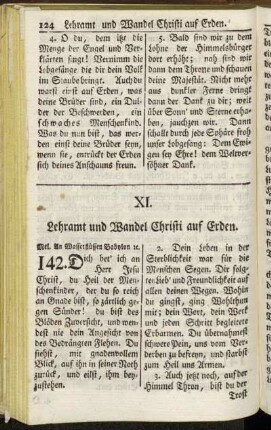 XI. Lehramt und Wandel Christi auf Erden. - XII. Leiden und Tod Christi.
