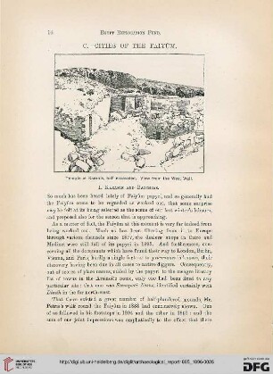 Egypt Exploration Fund, [8]: Cities of the Faiyûm, Kanaris and Bacchias