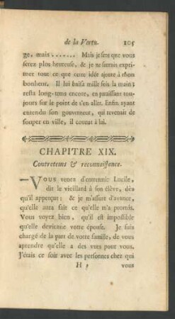 Chapitre XIX. Contretems & reconnaissance