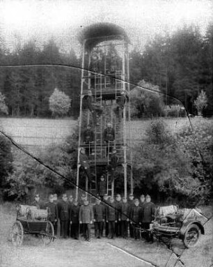 Feuerwehr am Steigerturm : könnte evtl. Oberschmiedeberg sein?