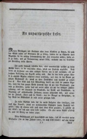An unpartheyische Leser.