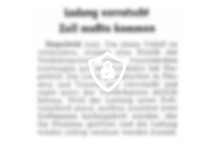 Ladung verrutscht - Zoll mußte kommen