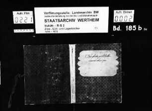 Steinfurter Gültbüchlein, renoviert anno 1722