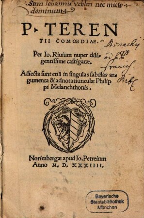 Comoediae sex