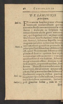 De Samsonis principatu.