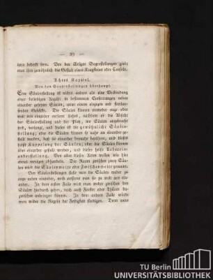 Achtes Kapitel. Von den Säulenstellungen überhaupt.