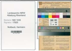 Entnazifizierung Hermann Nottbeck , geb. 29.01.1893 (Buerovorsteher)
