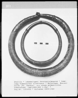 Torques aus einem germanischen Schatzfund