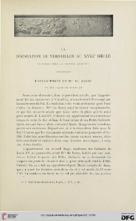 3. Pér. 19.1898: La décoration de Versailles au XVIIIe siècle (Nouvelle Série), 2