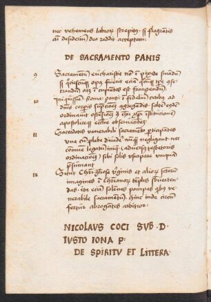Thesen, vom 18. November 1522