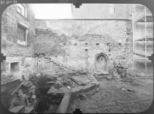 Pirna, Klosterhof 2. Marienkapelle (Ruine, 1451-1475). Teilansicht