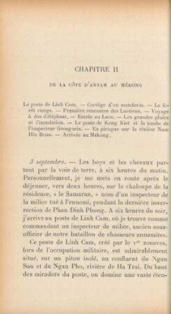 Chapitre II. De la côte d'Annam au Mékong