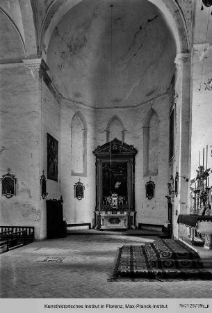 Santa Maria degli Angeli, Santa Maria degli Angeli in Valli, Santa Maria degli Angeli: Innenraum, Siena