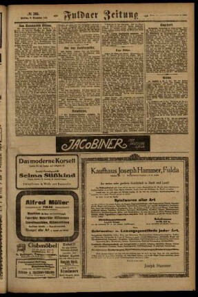 Zweite Ausgabe vom Freitag, den 09. Dezember 1921.