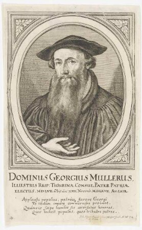 Bildnis des Dominus Georgius Mullerus
