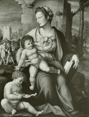 Maria mit dem Kinde und Johannes