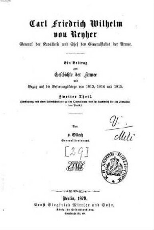 Militär-Wochenblatt. Beiheft : unabhängige Zeitschr. für d. dt. Wehrmacht. 1870