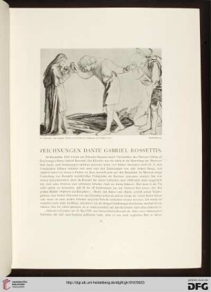 Zeichnungen Dante Gabriel Rossettis