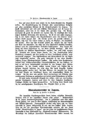 Moralunterricht in Japan