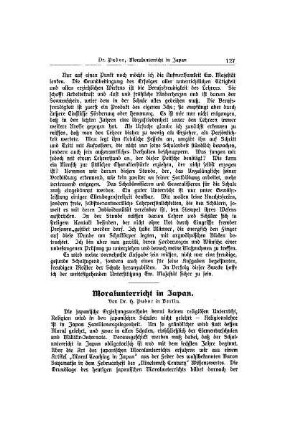 Moralunterricht in Japan