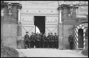 Leisnig. Kaserne d. 14. K.S. Inf.-Regt. No. 179 - Eingang