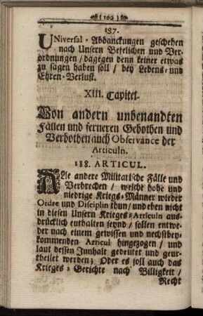 XIII. Capitel.