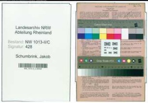 Entnazifizierung Jakob Schumbrink , geb. 11.08.1903 (Gastwirt)