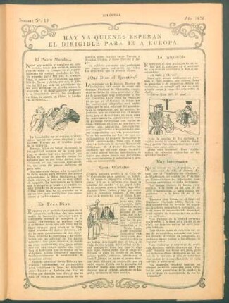 Hay ya quienes esperan el dirigible para ir a Europa