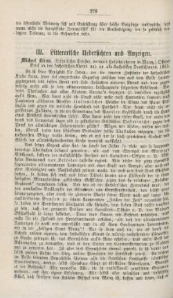 276-288 Literarische Uebersichten und Anzeigen