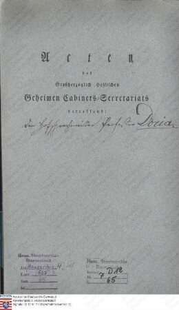 Doria, Luigi, Lehrer der italienischen Sprache, Dichter, Übersetzer und Komponist