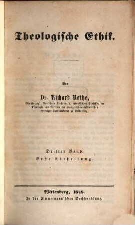 Theologische Ethik, 3,1