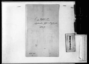 Adjudantur: Geheime Angelegenheiten (1887-1889)