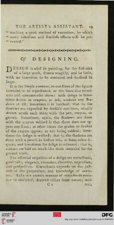 Of designing