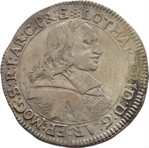 Münze, 1/2 Guldentaler (30 Kreuzer), 1673