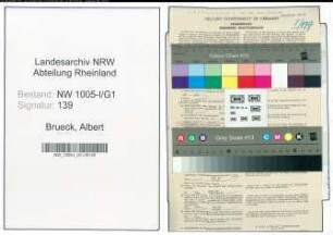 Entnazifizierung Albert Brueck , geb. 19.03.1895 (Inspektor)