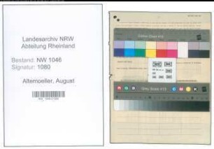 Entnazifizierung August Altemoeller , geb. 00.00.0000 (Vermessungstechniker)