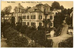 Bad Elster. Haus Weiße Rose und Mozart