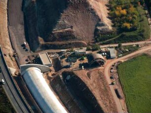 Jena : Bundesautobahn A 4 Lobdeburg-Tunnel