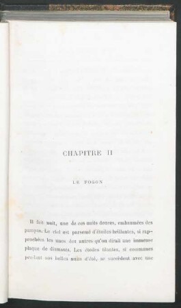 Chapitre II - La fogon