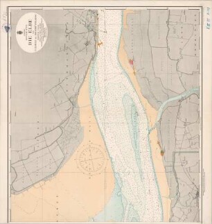139 Nordsee; deutsche Küste. Die Elbe von Cuxhaven bis Brunsbüttelkoog