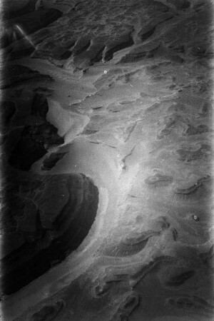 Wadi : Aus der Vogelperspektive fotografiertes Wadi in Ägypten.