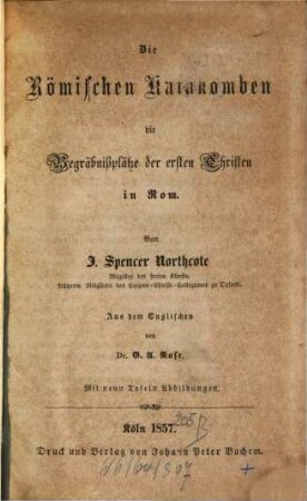 Sammlung von klassischen Werken der neuern katholischen Literatur Englands in deutscher Übersetzung, 10