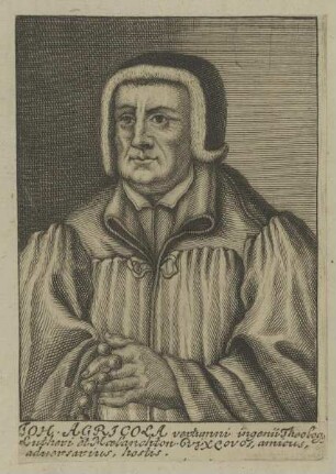 Bildnis des Joh. Agricola
