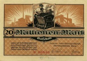 Gutschein - 20 Million Mark