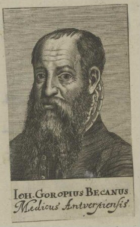 Bildnis des Ioh. Goropius Becanus