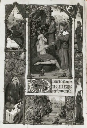 Hiob : Hiob (Illumination eines Stundenbuches) (1401/1500). Gotha: Forschungsbibliothek Memb. II 176 fol. 172 r
